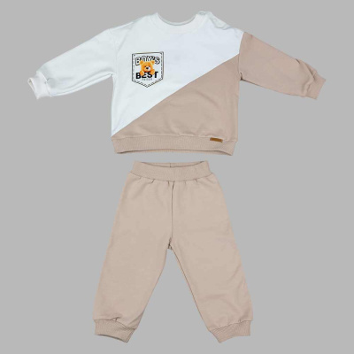 Спортивный костюм Мишка Чуди Кидс 523425Ц2-2 бежевый 01